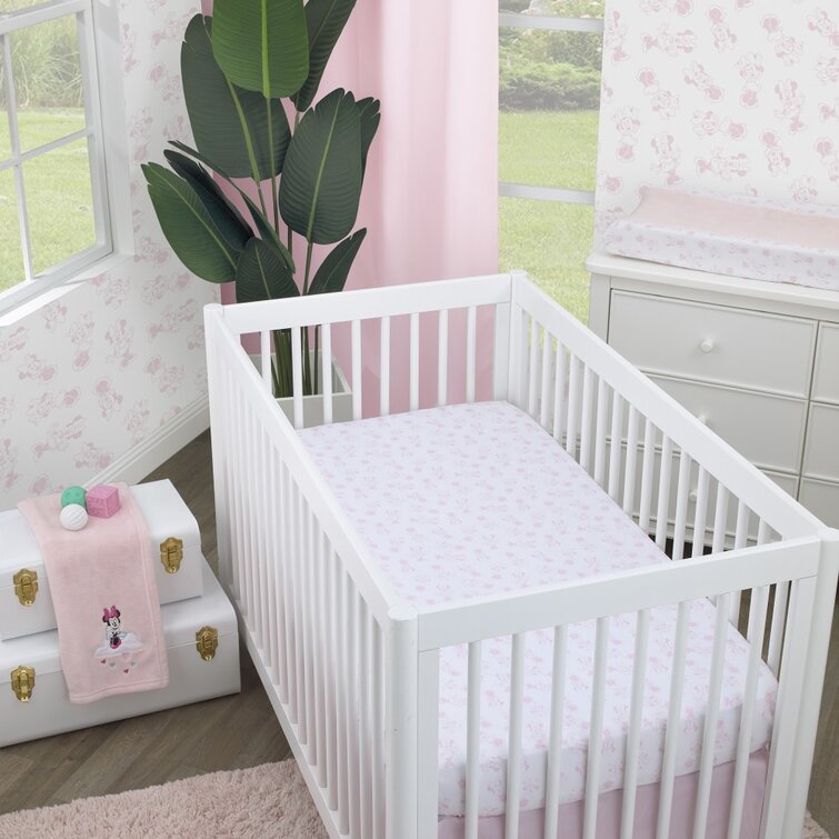 Pink best sale crib blanket